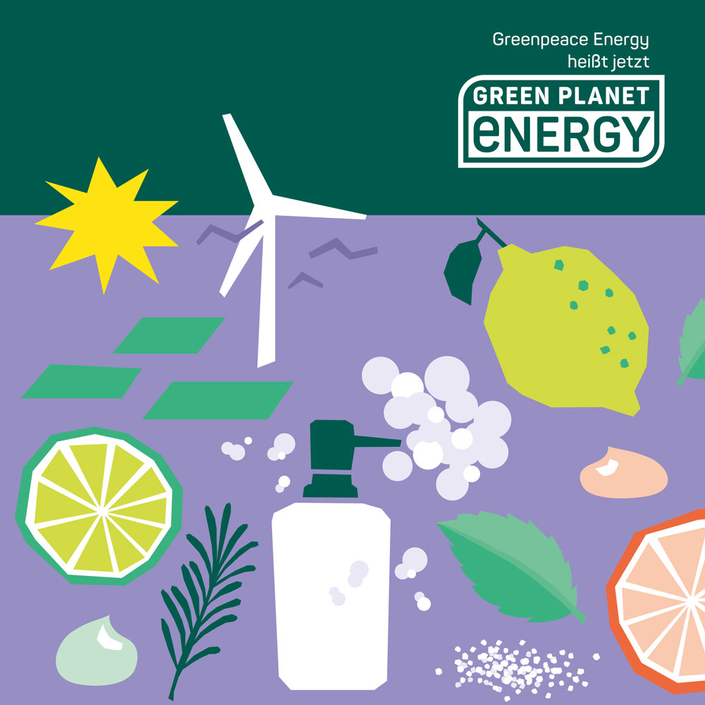 Green Planet Energy Projekte im neuen Design